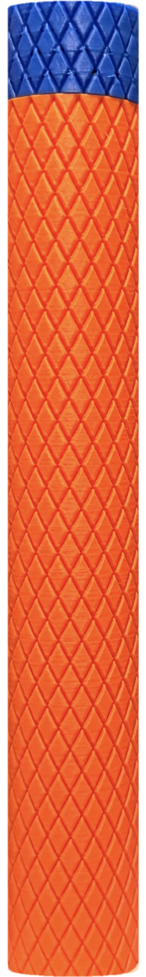 Amori Trio case in orange with royal blue cap